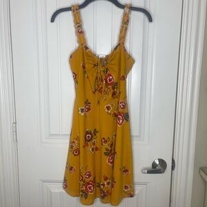 Floral Yellow Dress